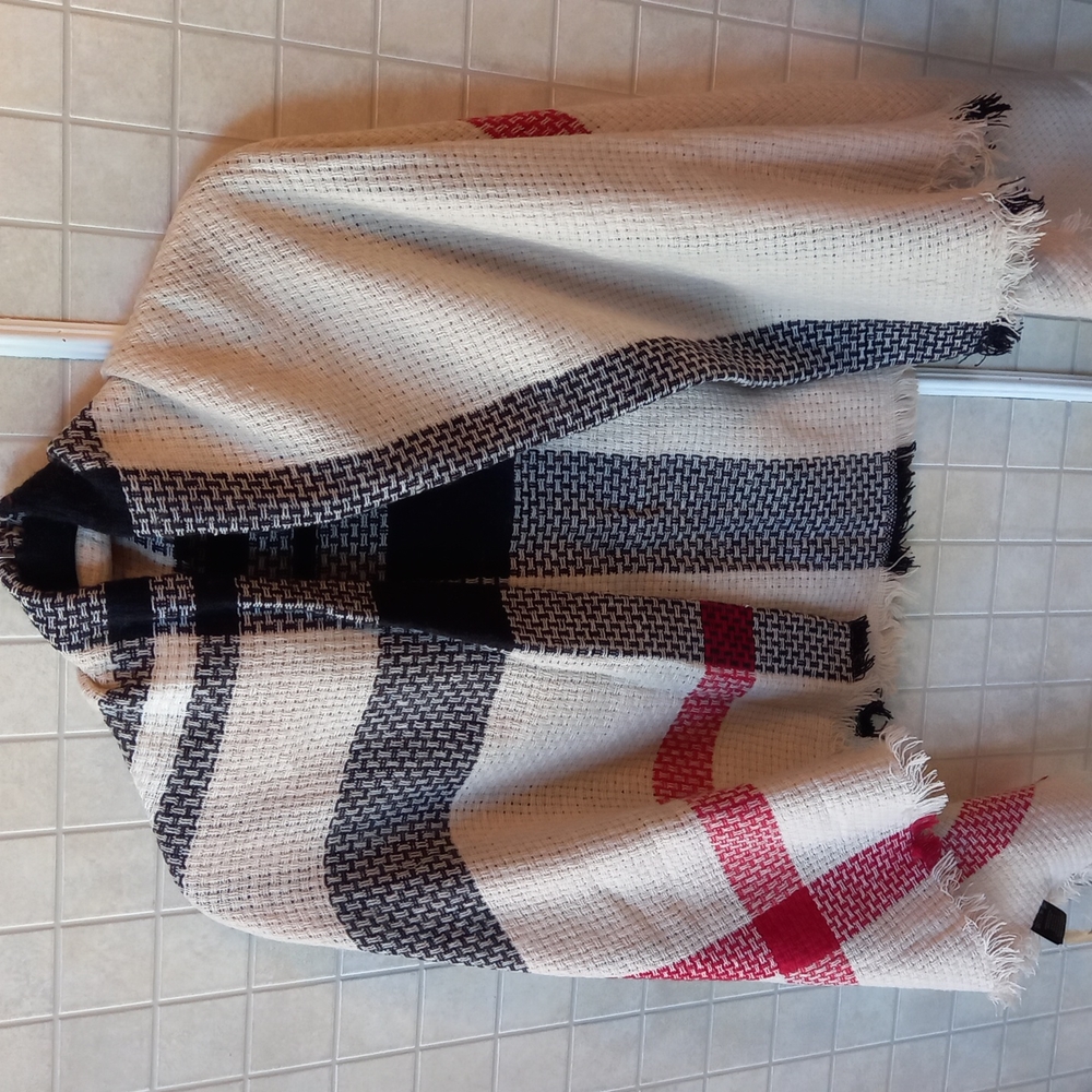 Soft blanket scarf